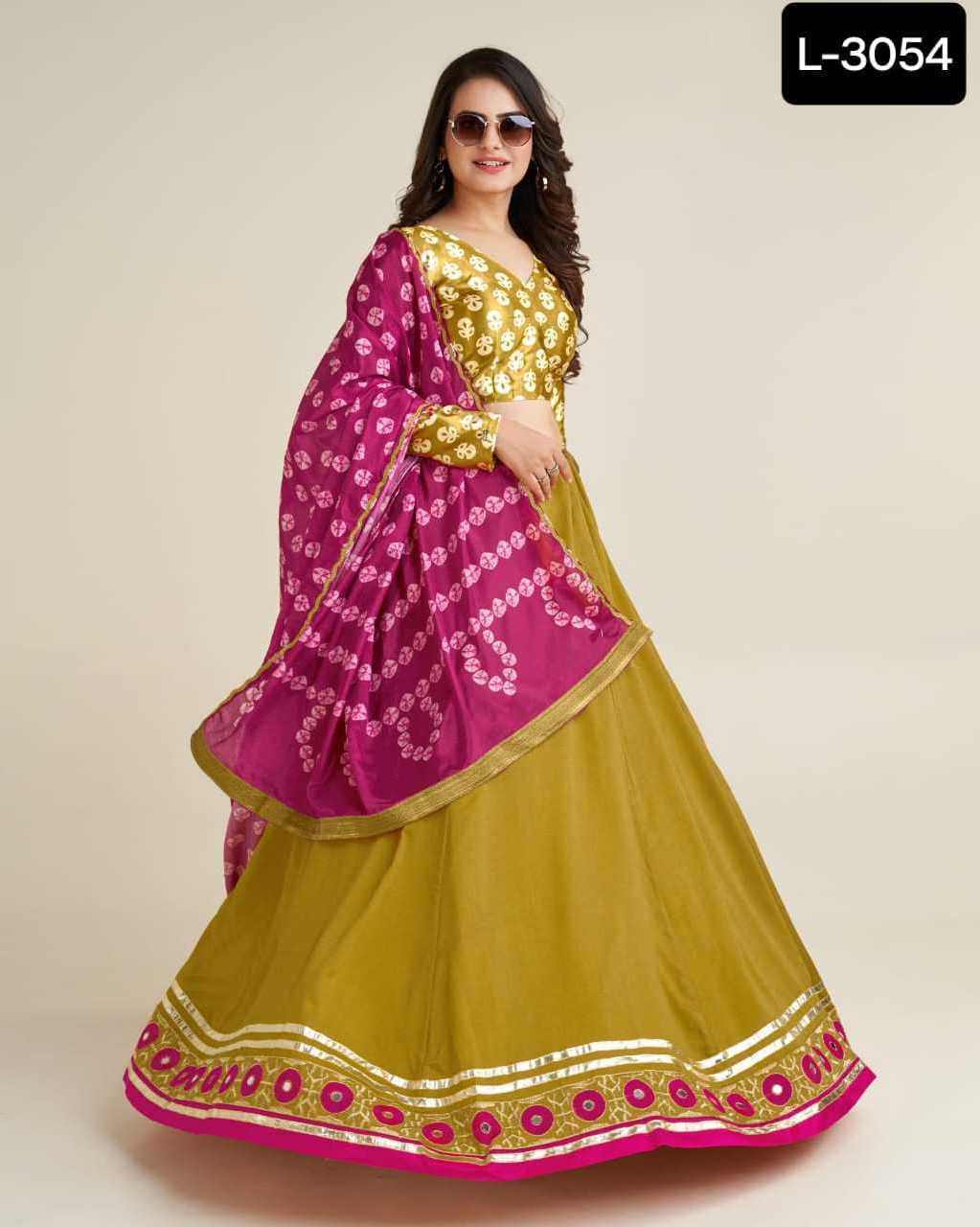 Indian and Pakistani Style Designer Vichitra silk Lehenga choli for Indian Festival Wear Pakistani Style Salwar Kameez Suit