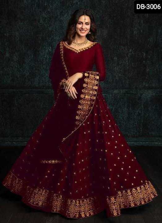 Indian and Pakistani Style Taffeta Silk Lehenga Choli with Embroidery Work and Beautiful Net Dupatta Set for Women Wedding Wear