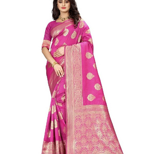 kanchipuram sarees silk party wear wedding Indian latest designer women wear sari with blouse banarasi cotton silk soft fabrics