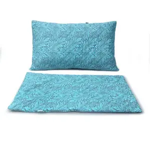 Coozly Set of 2 Quilted Pillow Cases 100% Cotton Fabric Large Pillow Covers with Quilted Front from Indian Exporter