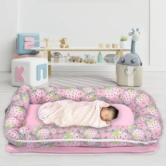 Best Selling Baby Nest Bedding for Baby with Removable Covers for Comfortable Sleep from Indian Exporter