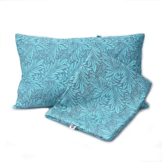 Coozly Set of 2 Quilted Pillow Cases 100% Cotton Fabric Large Pillow Covers with Quilted Front from Indian Exporter