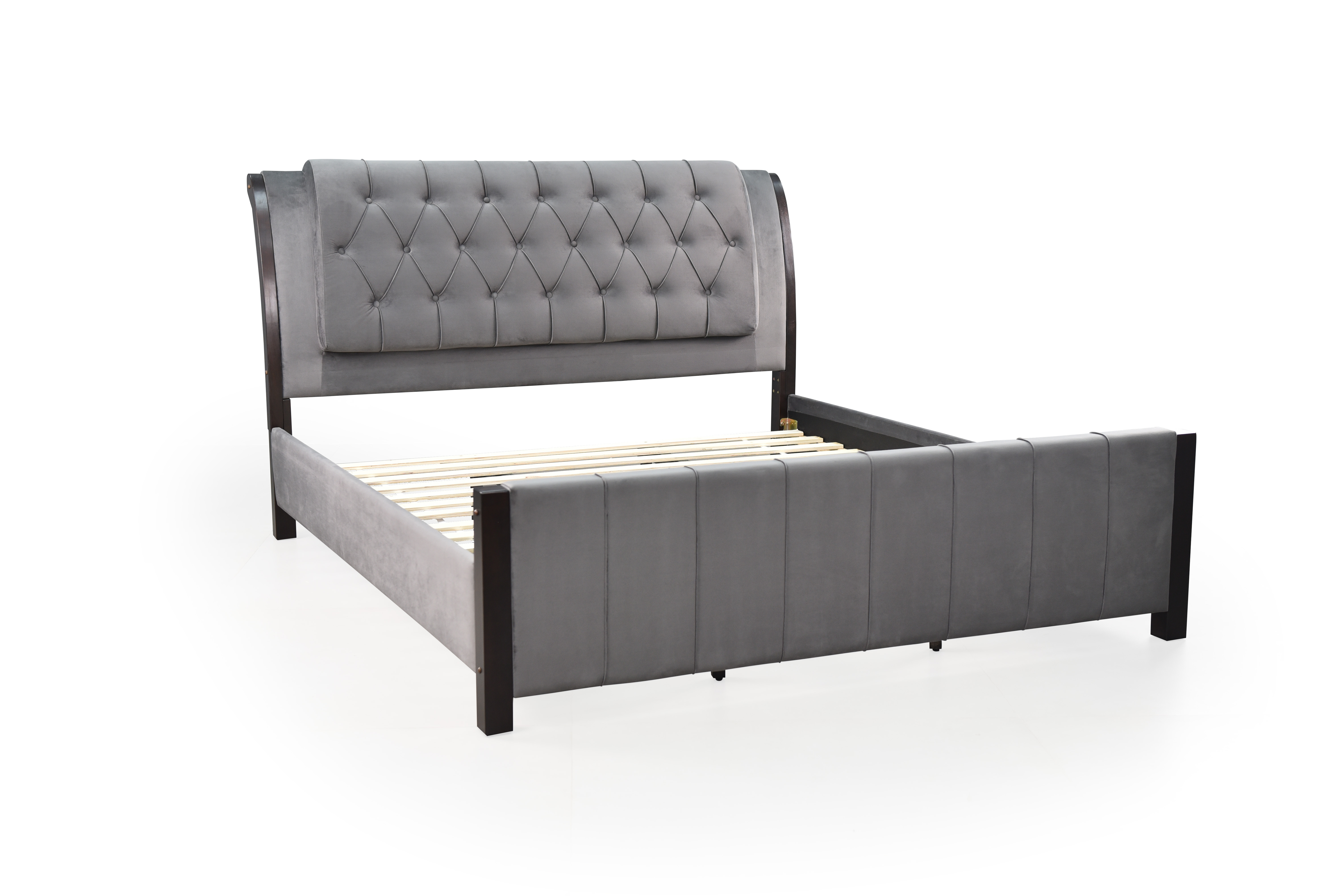 Hector King Bed With Upholstery