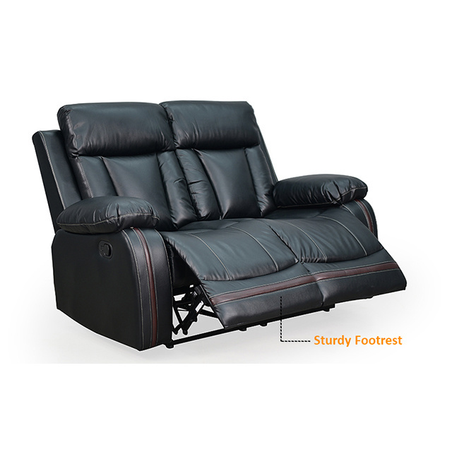 LEATHERETTE RECLINER 2 SEATER