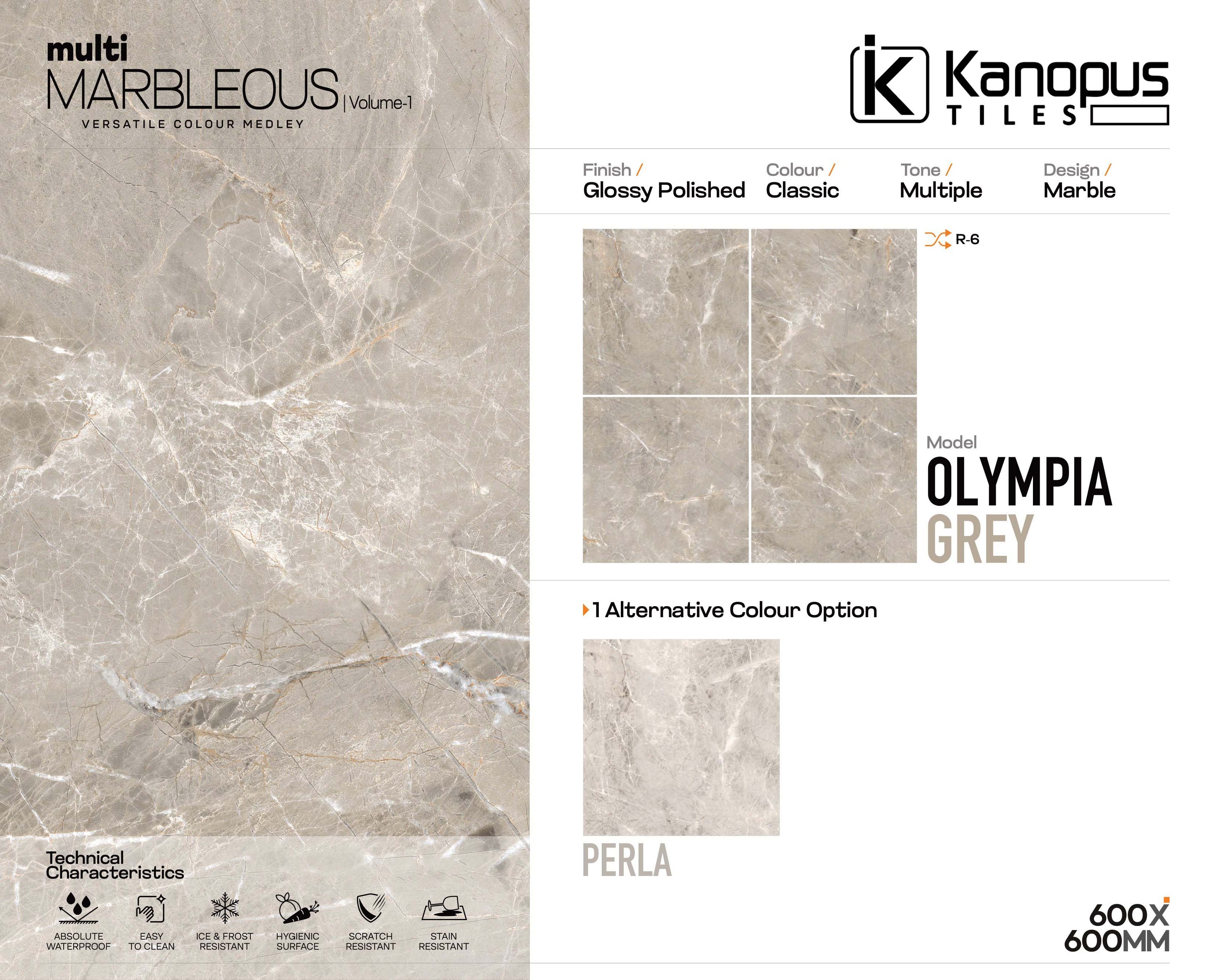 Limited Edition of 80 x 80 CM Polished Glazed Porcelain Tiles Magnetic Smooth Surface for Living Room And Lobby