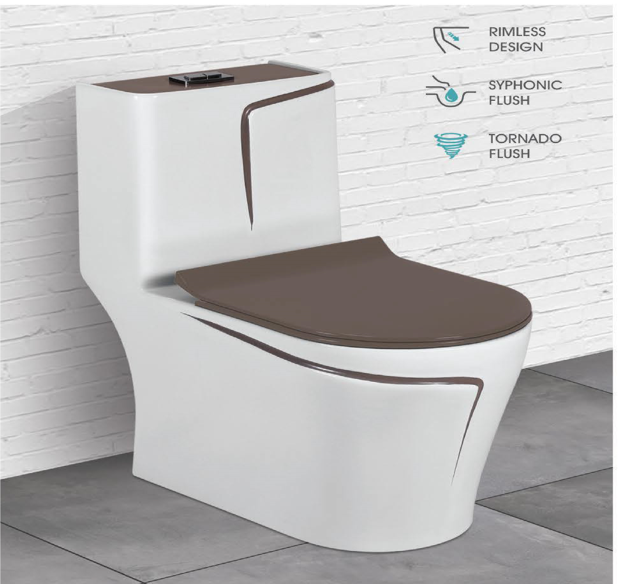 Modern luxury colour trap/p trap indoor bathroom porcelain commode wc sanitary ware one piece ceramic toilet bowl with gold line