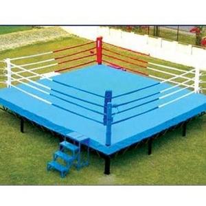 manufacture High Quality  Boxing Ring Used Inflatable Boxing Ring for Sale Red White Blue GREAT Steel key