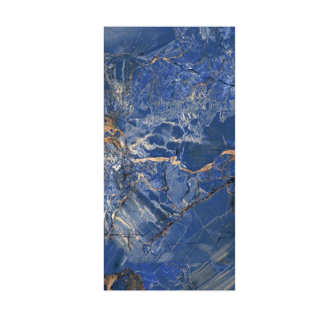 Most Selling Glossy Finished Mosco Blue Floor Tiles for Living Room Bedroom Tile from Indian Supplier