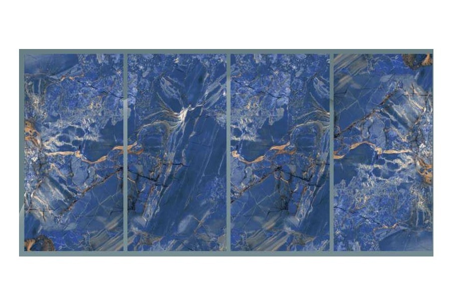 Most Selling Glossy Finished Mosco Blue Floor Tiles for Living Room Bedroom Tile from Indian Supplier