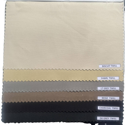 Cotton Twill Lycra Suiting fabric for pants Heavy Gsm 100 Cotton Soft finish Twill 3/1 Suiting fabric for Chinos