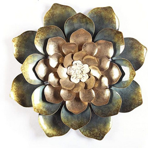 Vintage Selling Metal Flower For Home Decorations For Home  Art Decor Living Room Office Bedroom Floral Modern Contemporary