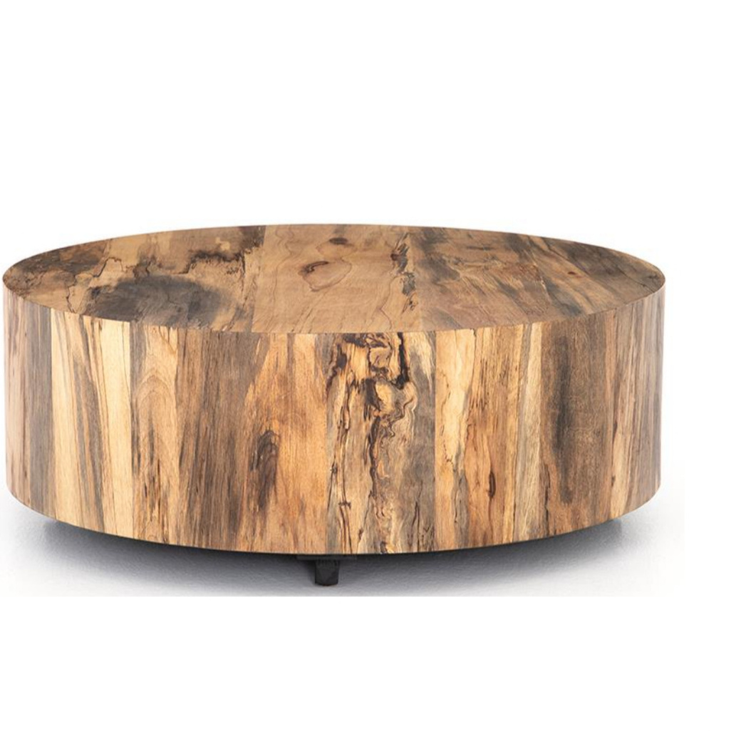 High Quality Solid Mango Wood Round Shape Coffee Table For Living Room Furniture Use Handmade Bulk Product