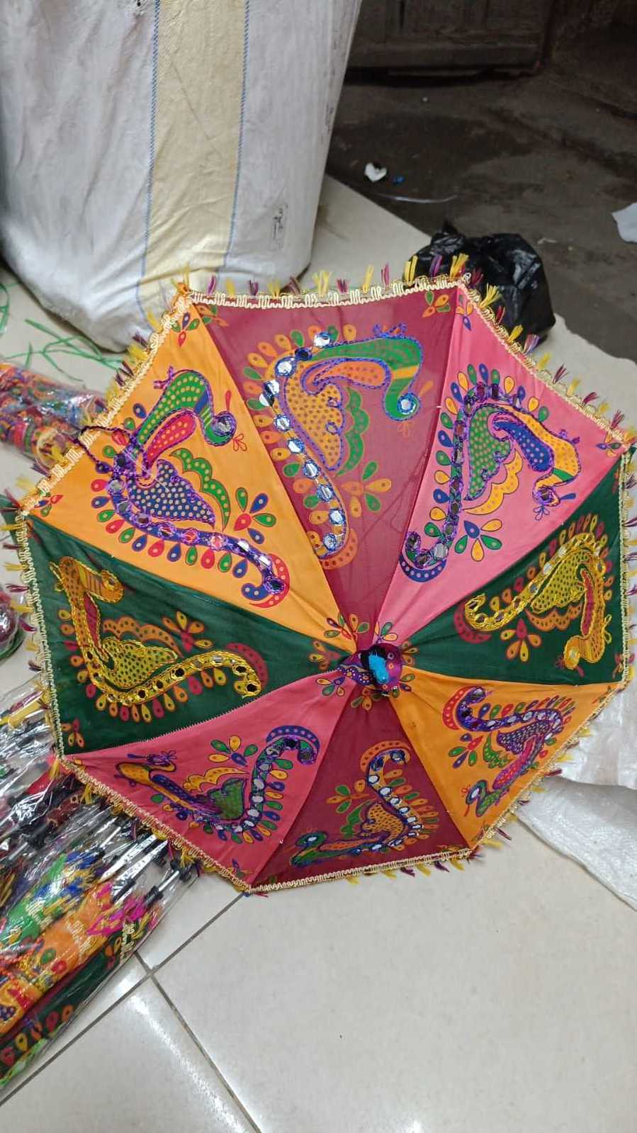 cotton patchwork umbrellas parasols handmade decorative umbrella wedding decorative umbrellas embroidery mini parasol from india