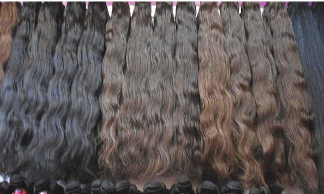 NATURAL BROWN RAW HAIR BUNDLES MACHINE WEFTED NATURAL WAVY