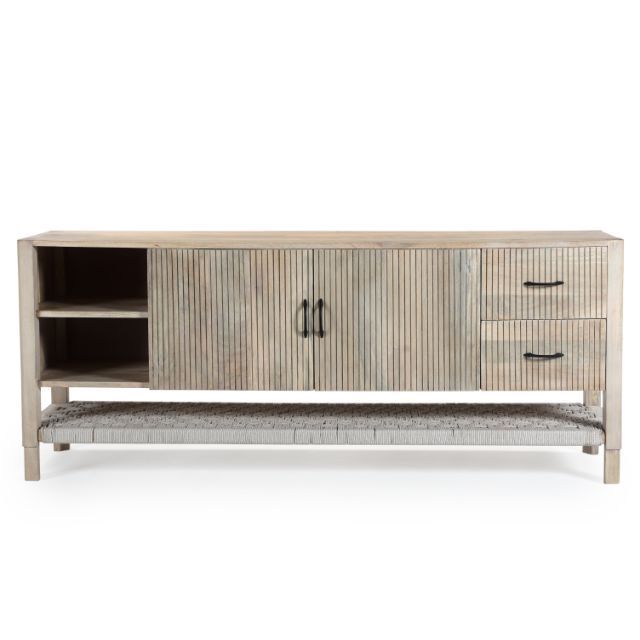 Sideboard Woven Rope Collection Luxury Modern Natural Finish Best Quality Designer Dining Living Room Furniture