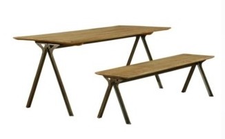 Bustle Collection Benches Living Room Mango Wood Metal Bench Luxury Durable Outdoor Park And Street Sitting Best Quality