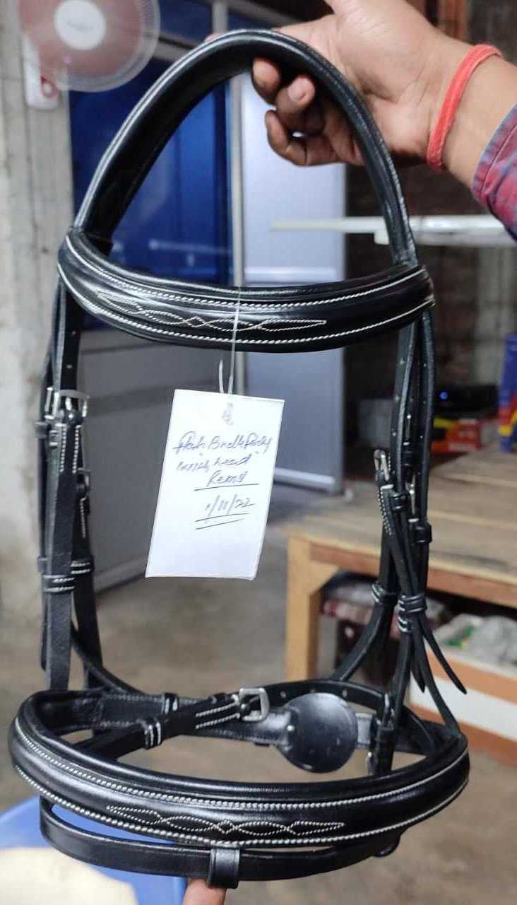 High quality Adjustable Leather Horse round Bridle Horse Bridle Factory Made Horse Bridle Genuine Leather