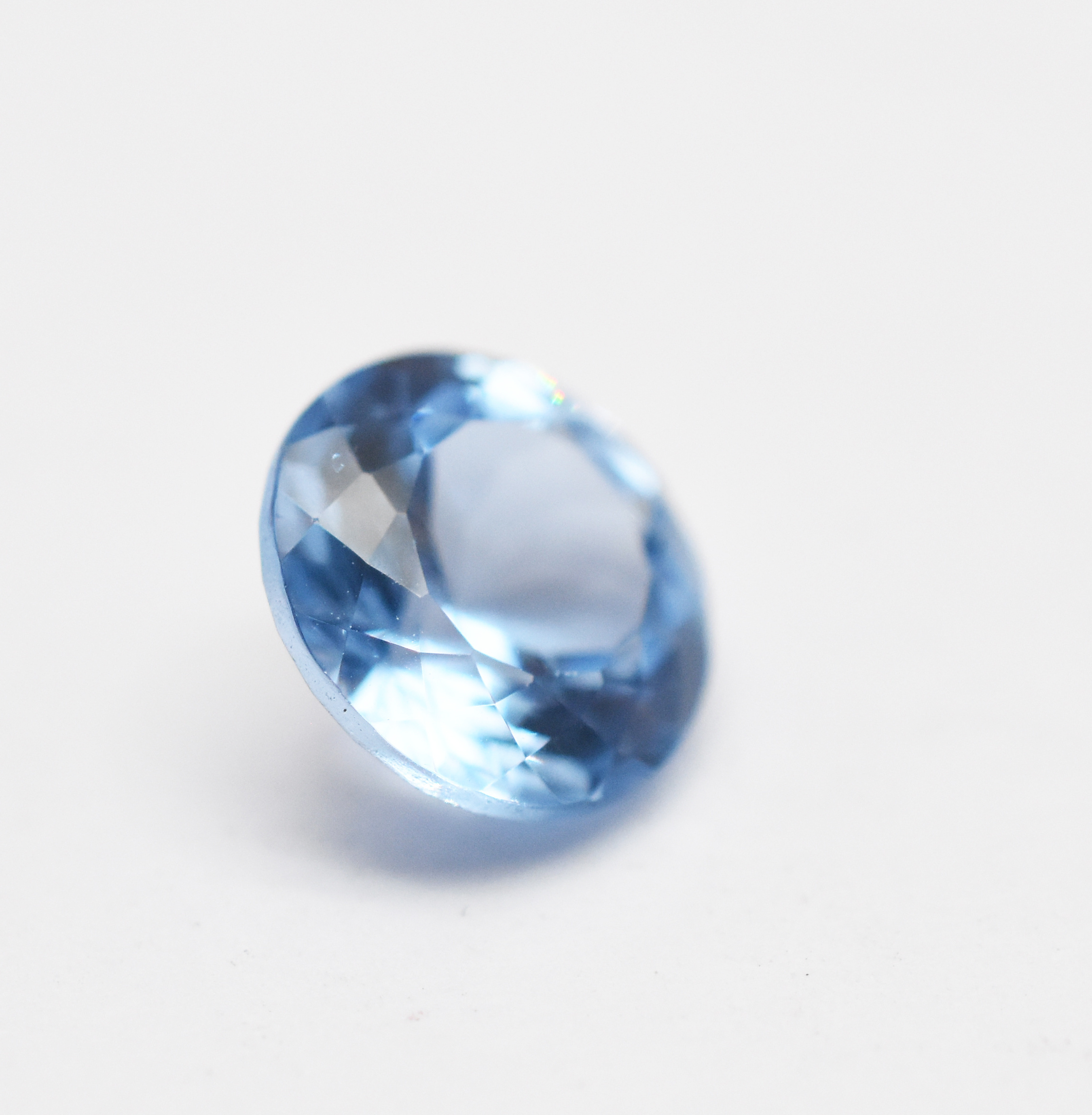 Lab Grown Blue Spinal Diamond Cut Gemstone 7 mm 8 mm 9 mm 10 mm 12 mm 14 mm 16 mm Calibrated Round Loose Gemstone For Jewelry