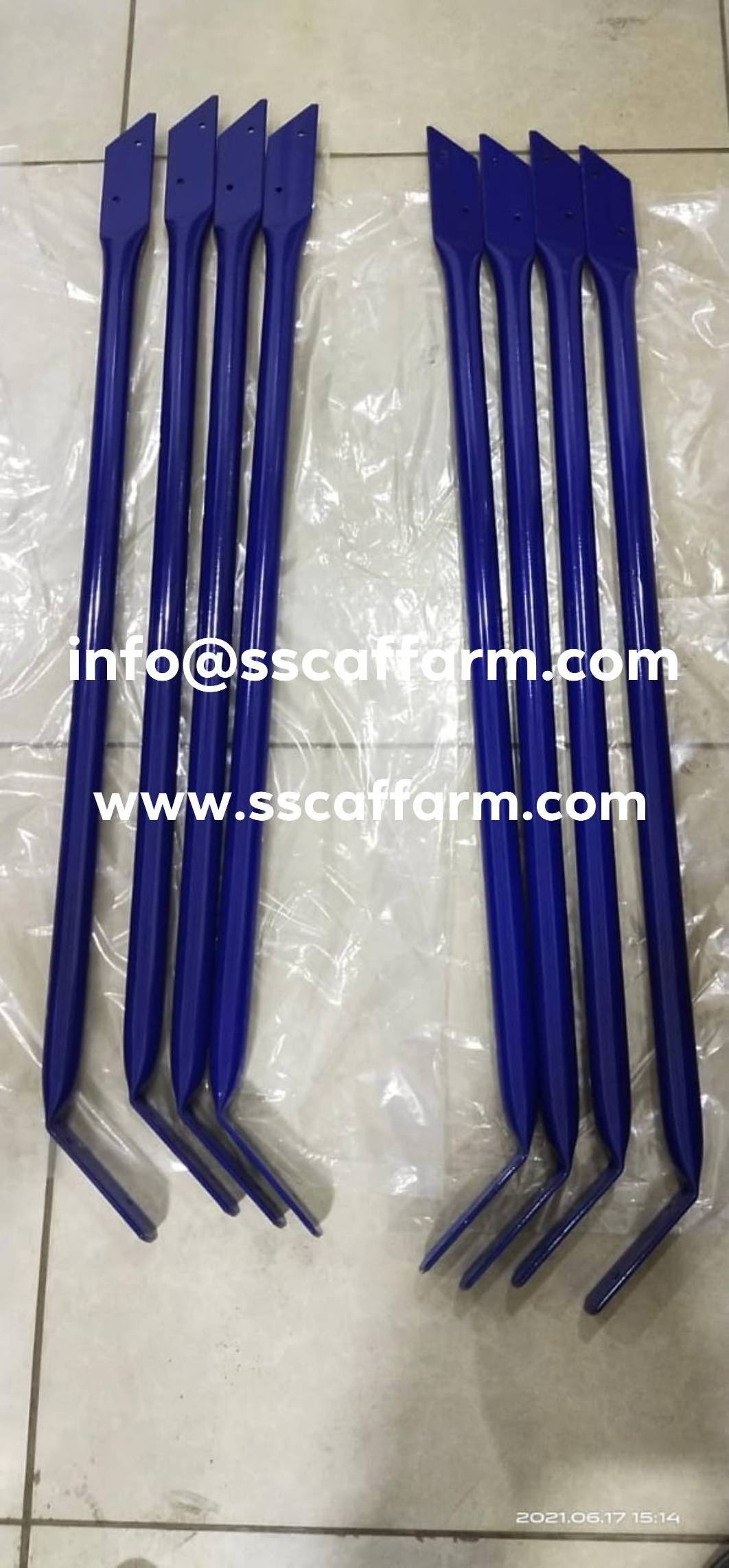 Panel Brace Scaffolding for Construction Concrete Formwork Powder Coated Panel Brace exporter