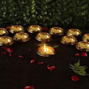 brass diya decorative  brass diya oil lamp for pooja home decoration gifting pack