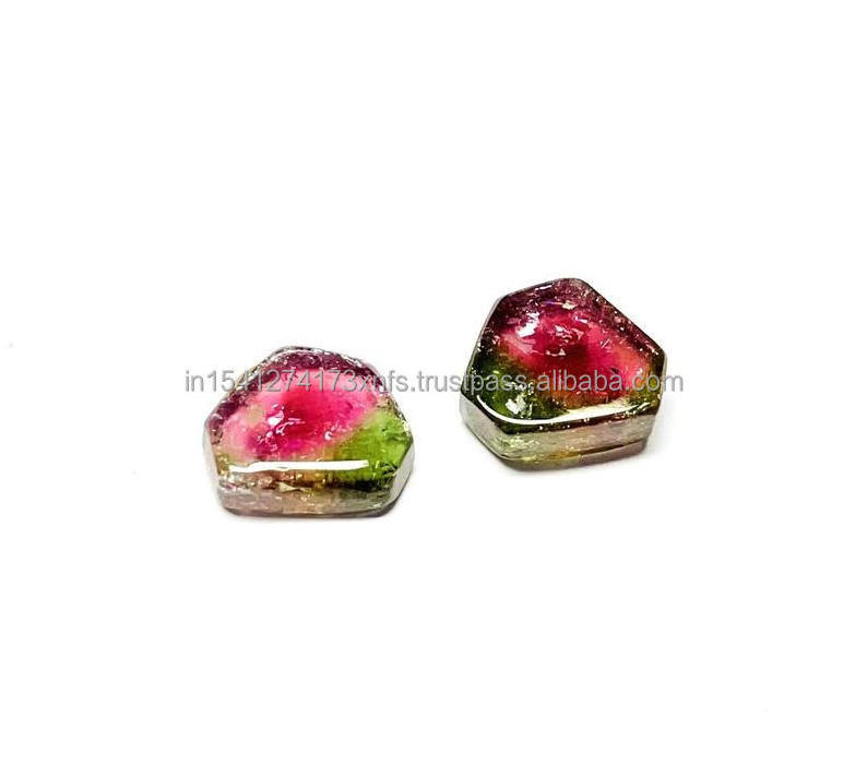 Nature AA Tourmaline Loose Multi color Cabochon Gemstone October Birthstone Prosperity Healing Multi Color Tourmaline stone