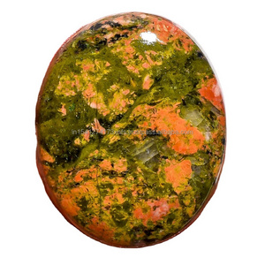 Unakite Stone Oval Shape  Cabochon Natural Stone Unakite Premium Quality Semi Precious Stone Free Size Oval Cabochon Unakite