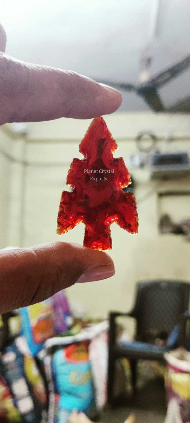 Red Glass Arrowheads Crystal Healing Arrowhead Red Glass Indian Making For Necklace Wholesale  Arrowhead Metaphysical Glass Sale