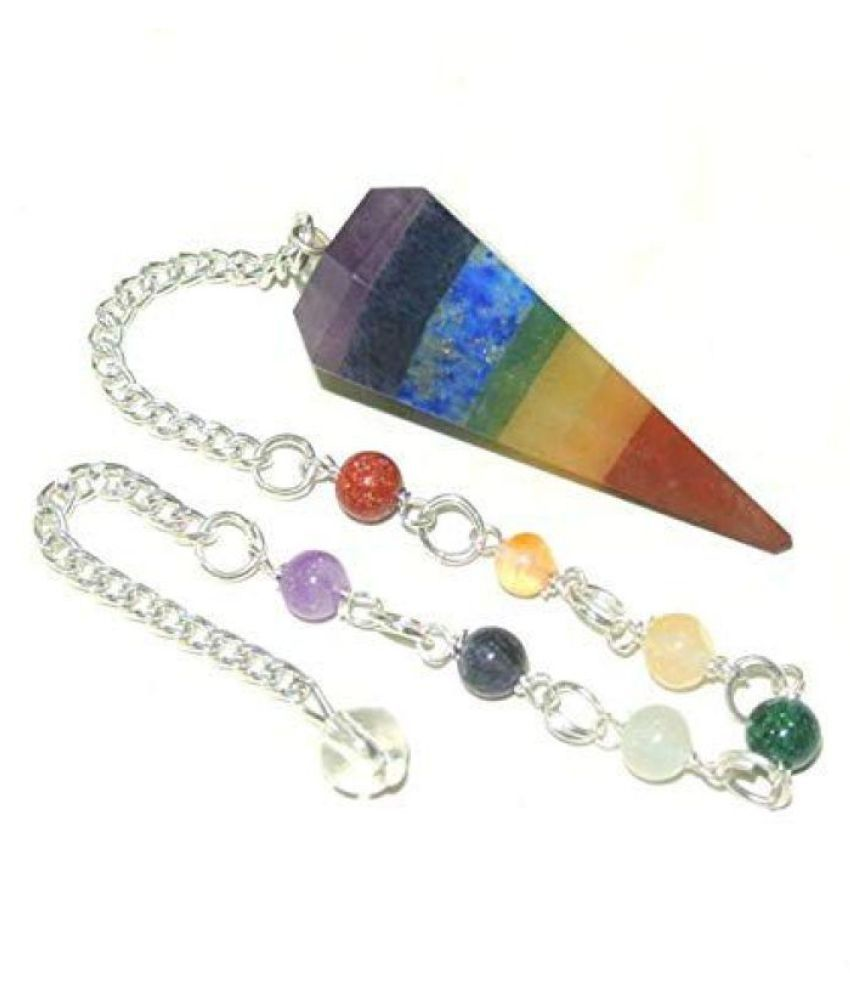 7 Chakra Reiki Healing Dowsing Crystal Pendulum Hexagon Point Stone Pendulum Buy From Planet Crystal Exports