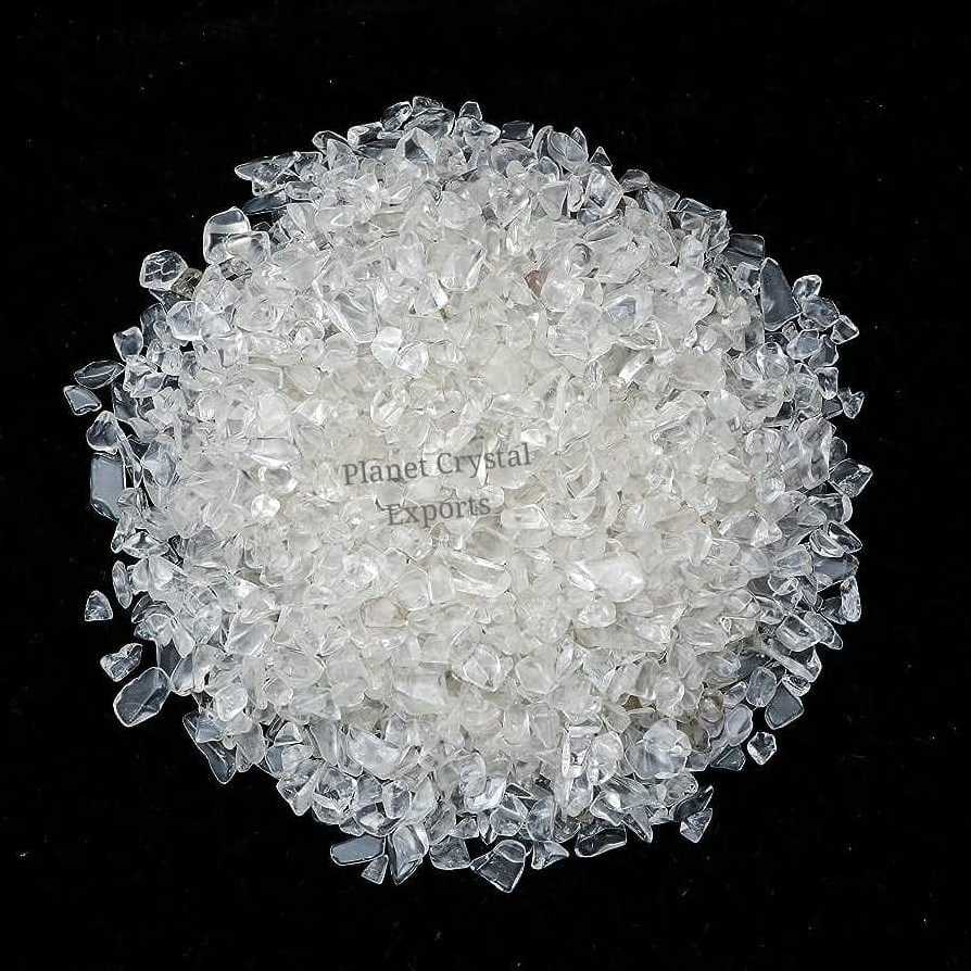 Natural Clear Quartz Gemstone Chips Crystal Quartz Chips For Healing And Decoration Wholesale Gemstone Chips From planet Cr