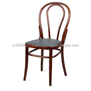 Sheesham Solid Wooden European style furniture  Dinning Chair with cushioned seats Iron Tillak Shares