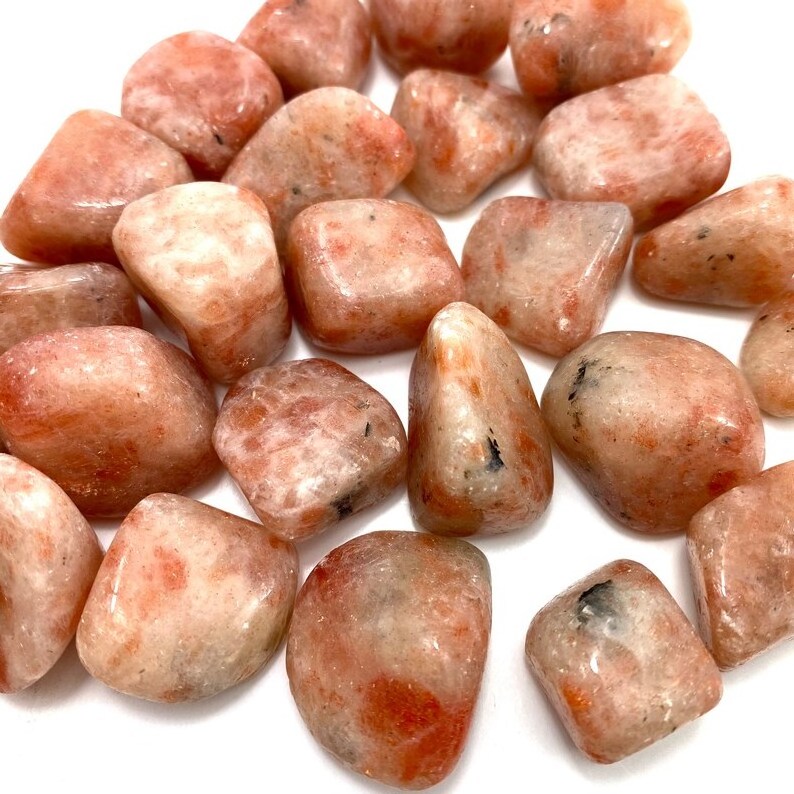 Wholesale Natural Stones Polished Sunstone Tumbled Bulk High Quality Natural Tumble Stone for Healing And Home decoration