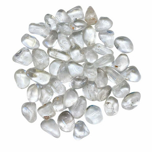 Premium Quality Clear Quartz Tumbled Stones Wholesale Clear Quartz Crystal Tumble Stones Polished Clear Quartz Healing Stone