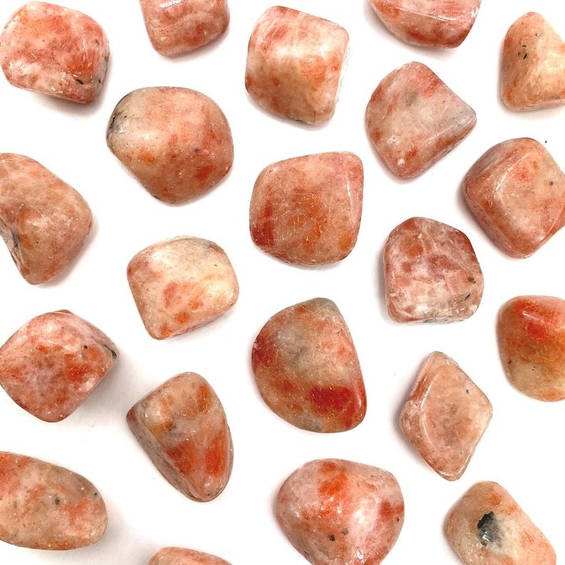 Wholesale Natural Stones Polished Sunstone Tumbled Bulk High Quality Natural Tumble Stone for Healing And Home decoration