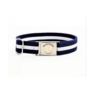 Custom Mens Adjustable Braided Elastic Stretch Belt with Alloy Pin Buckle baseball belt