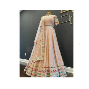 High Quality Faux Georgette with Sequence Work Women Lehenga Choli for Export Available at Affordable Price