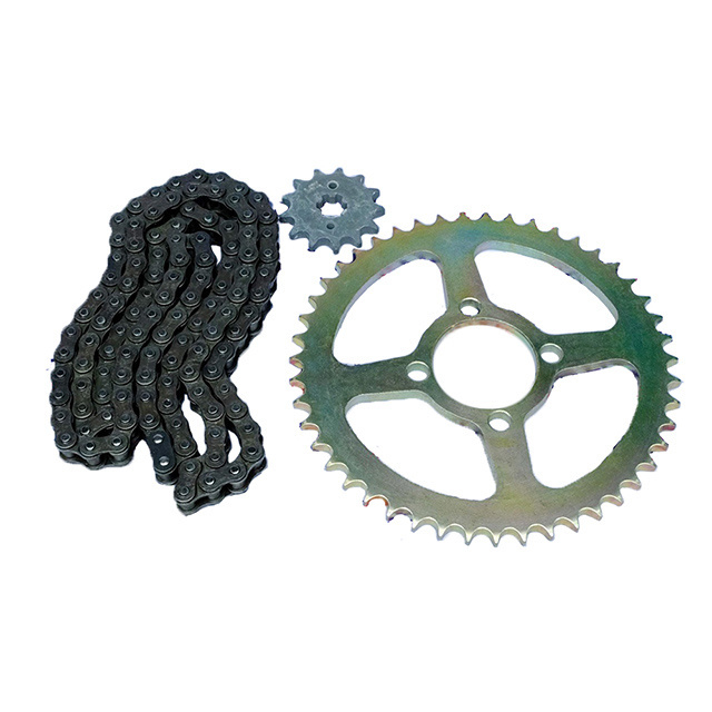 sprocket chain for bajaj boxer ct 100 oem 36du4003 kit de arrastre repuestos de motos automotive spare parts