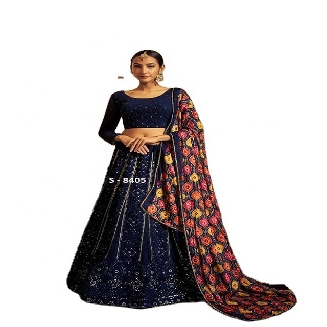 Trending  Arrival Women Lehenga Choli Embroidery Work Bridal Lehanga Choli for Wedding and Festival Wear from Indian Exporter