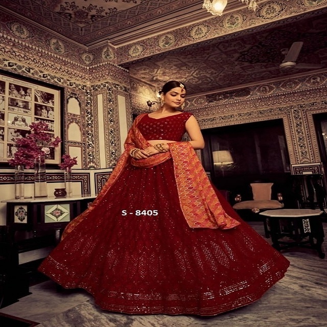 Trending  Arrival Women Lehenga Choli Embroidery Work Bridal Lehanga Choli for Wedding and Festival Wear from Indian Exporter