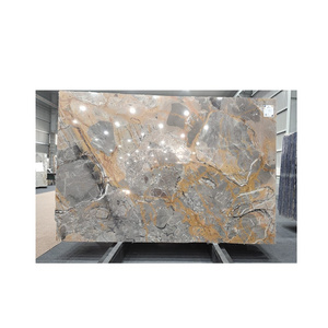 Most Selling Alaska Yellow Patagonia Marble Natural Stone Slab Natura Stone for Wall Interior at Bulk Price