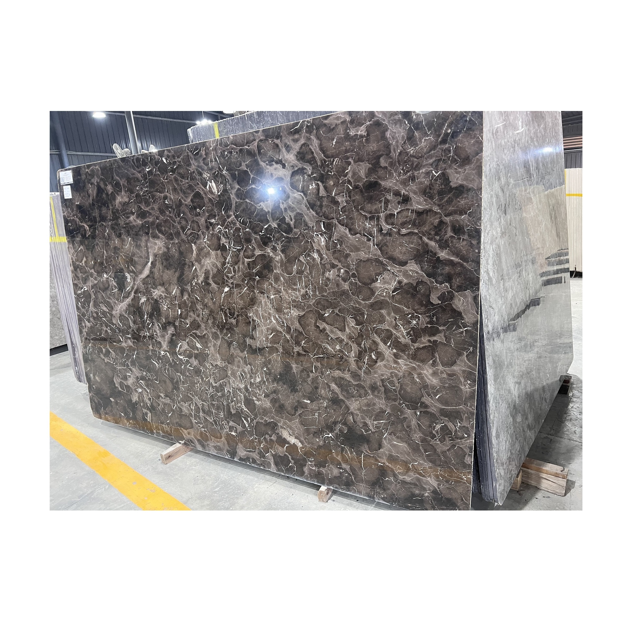 Wholesale Supply Italian Marble Coffee Brown Marble Slab for Home and Office Application Natural Stone Marble