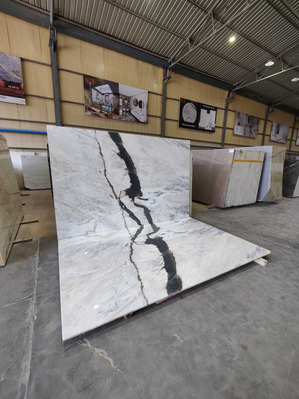 Best Quality Polished Surface Michael Angelo Italian Marble Slab for Home and Office Application Natural Marble Slab