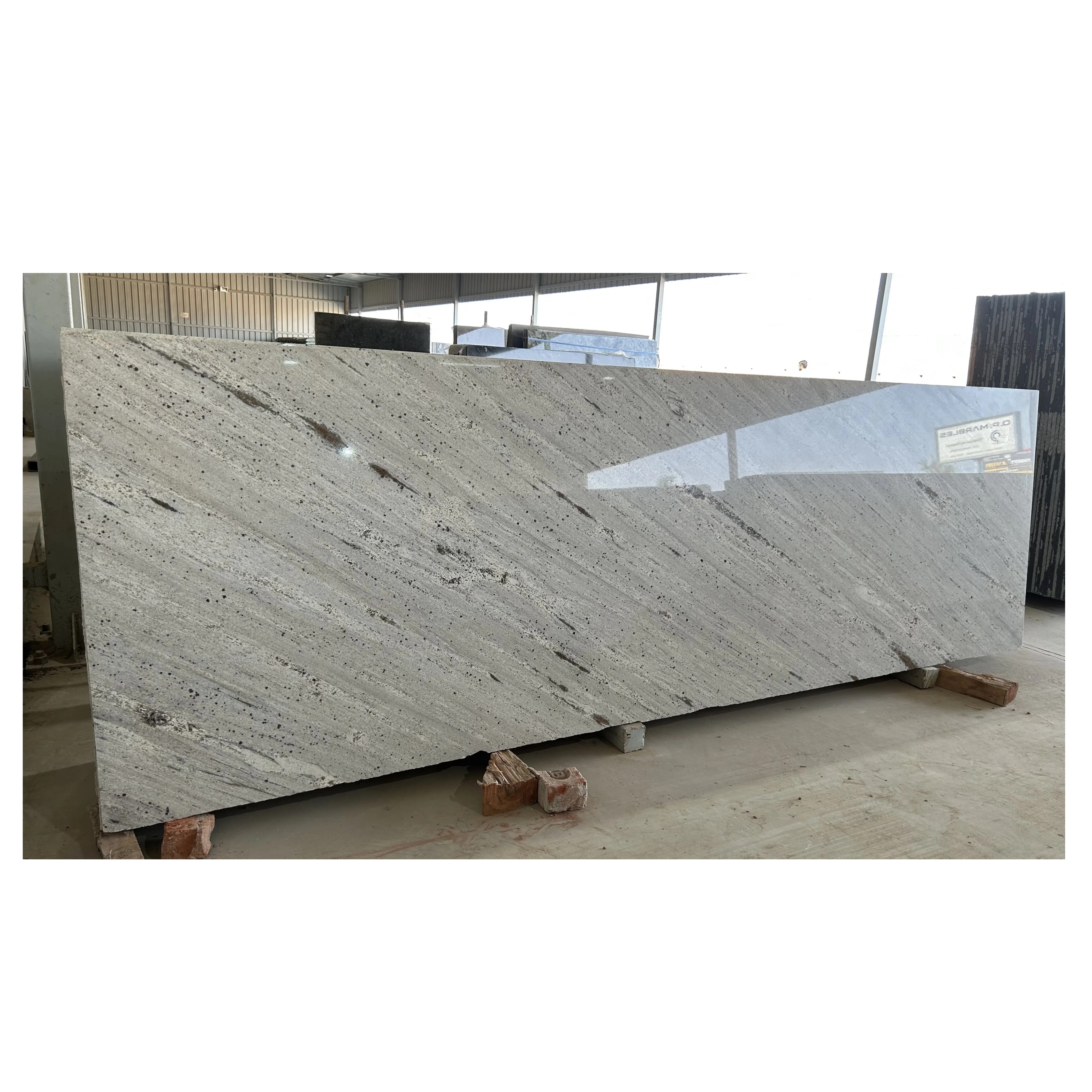 High on Demand Millenium Cream South Granite Slabs Specially Good for Countertops Monuments from India