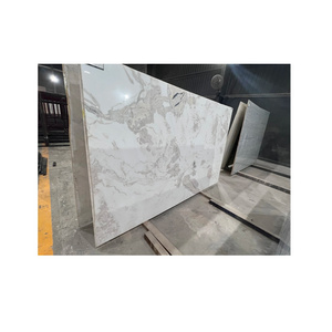 Exterior and Interior design Italian Marble White Marble Slab for for Restaurant and Commercial Projects