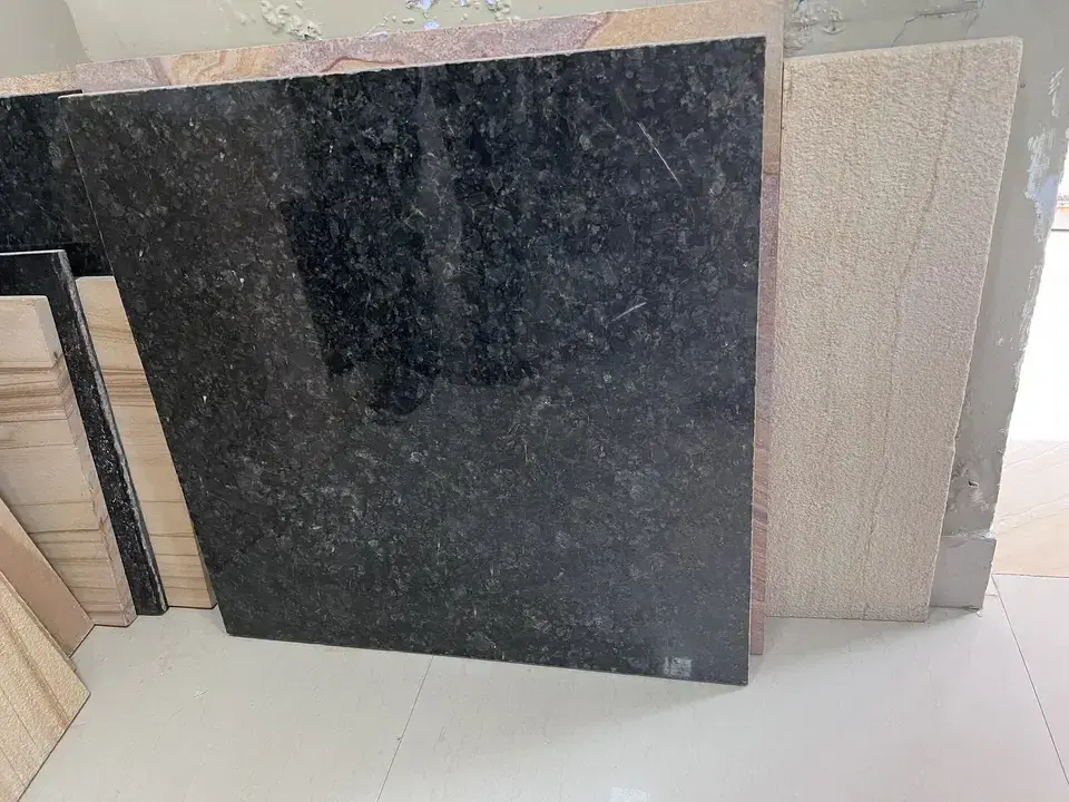 Modern Design Natural Stone North Granite Crystal Green Granite Slab for Kitchen tops Counter Tops and Table Tops