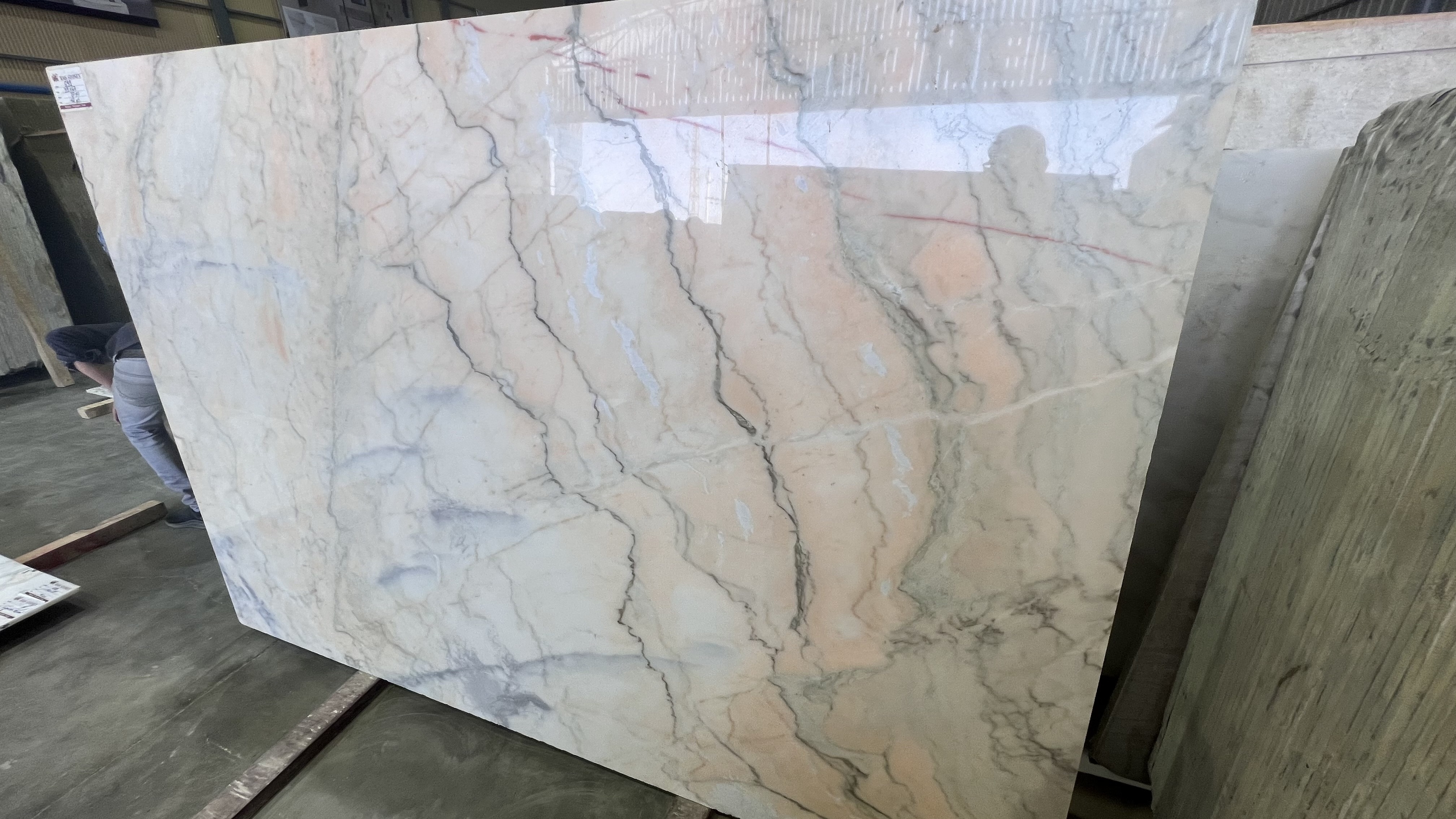 Best Quality Polished Surface Michael Angelo Italian Marble Slab for Home and Office Application Natural Marble Slab