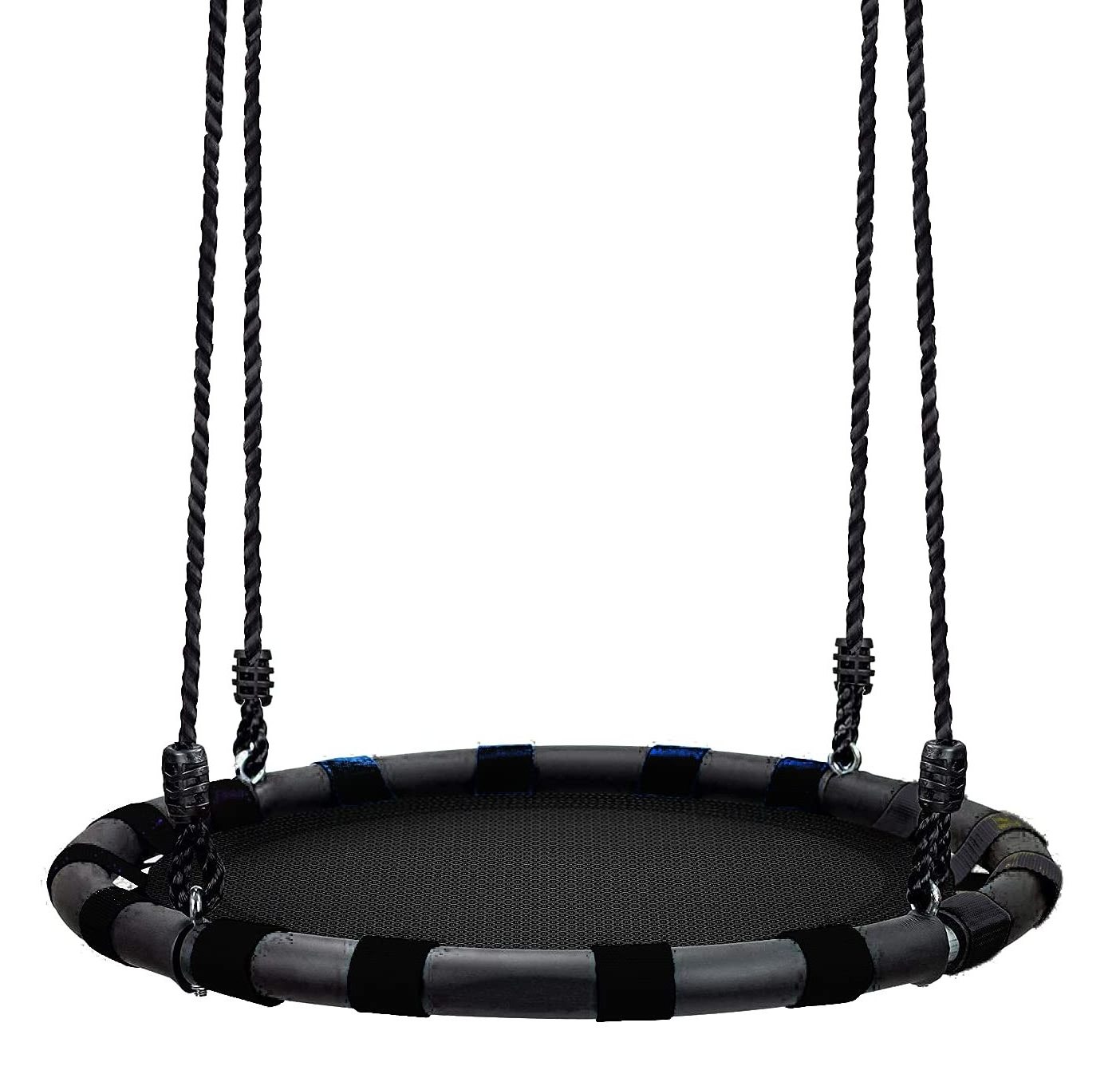 Buy 38 Inch Kids Round Mat Swing with Adjustable Hanging Ropes  Great for Tree Swing Set Backyard Playground Playroom