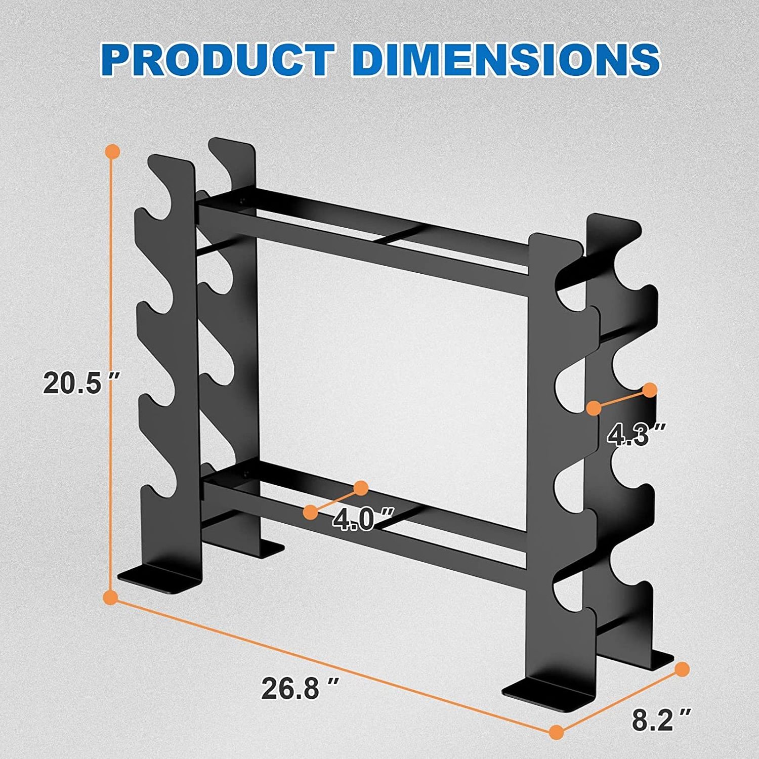 Wholesale Dumbbell Rack Stand Only for Home Gym Weight Rack for Dumbbells,Compact & Versatile Design