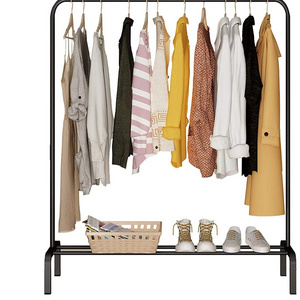 Multipurpose Clothes Rack with Bottom Shelf, Closet Organizer Coat Hanger/Freestanding Clothes Stand  Garment stand