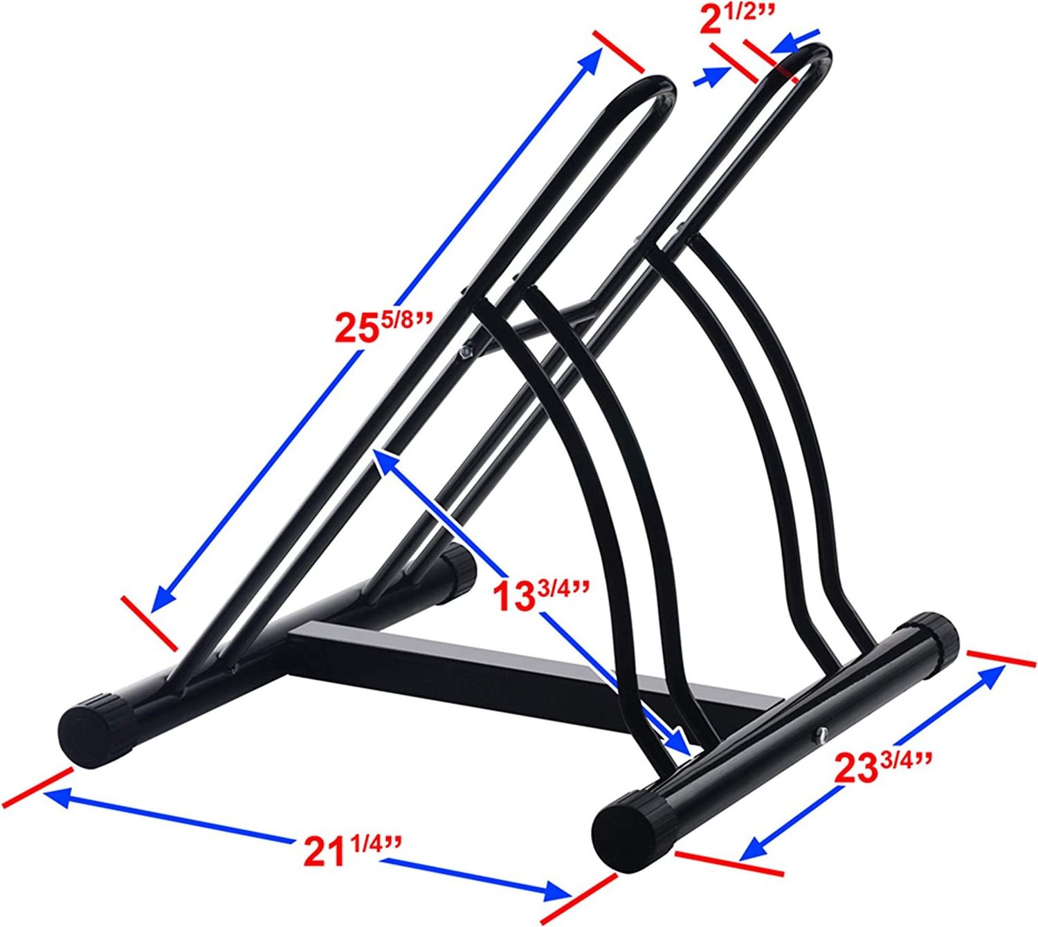 Buy Bike Racks 2 Bike Floor Stand Bicycle Cycle Stand Garage Bicycle Storage Packing Rack for Indoor and Outdoor