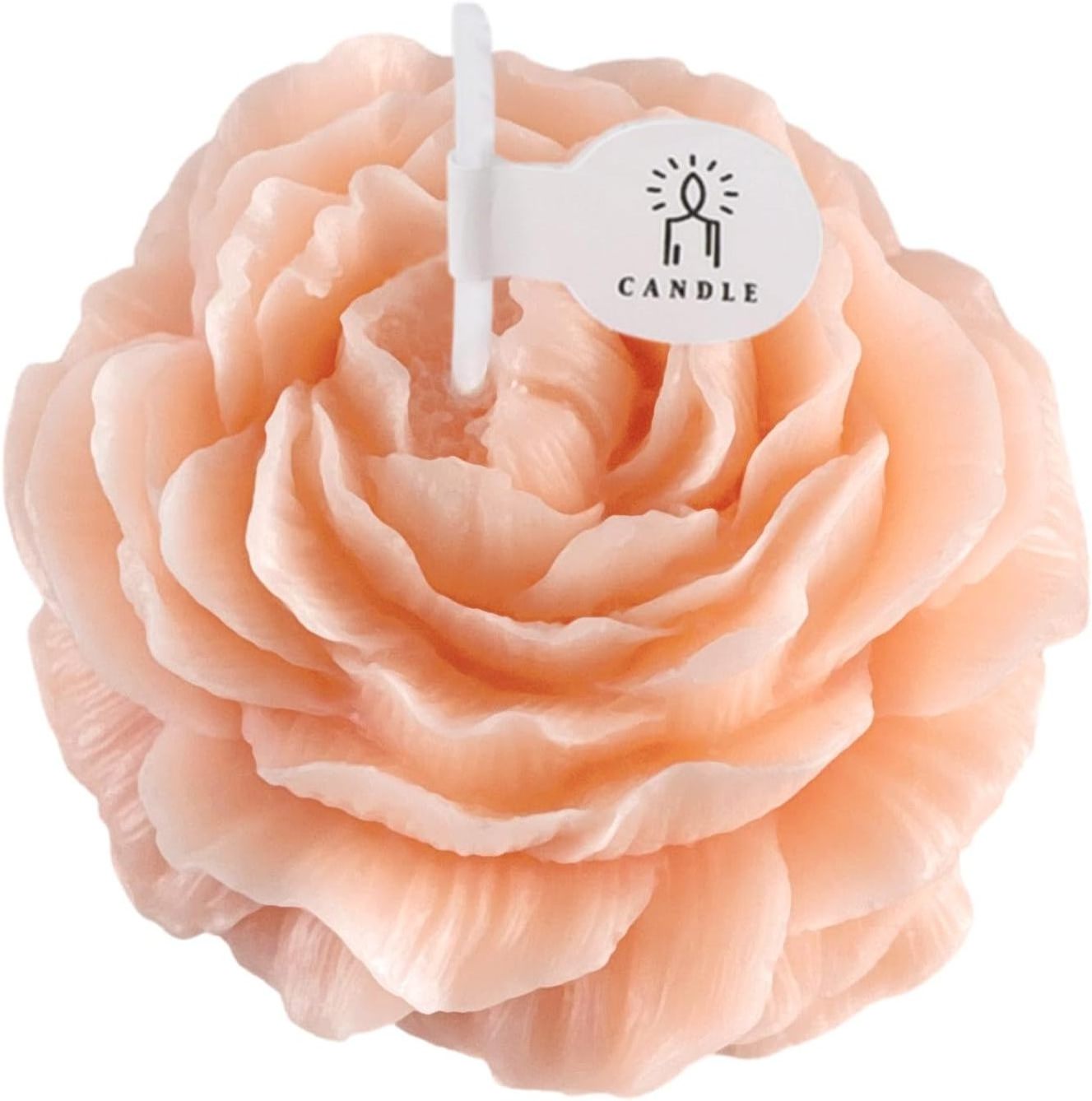 Best Price Peony Flower Shape Candles  Aromatic Pastel Aesthetic Candle with Rose Fragrance